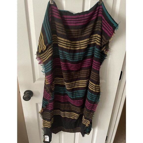 Bohemian drug rug style scarf / wrap - Picture 2 of 3